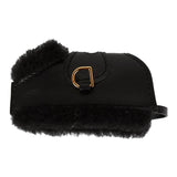 Hermes Rodeo Robeo Plush Charm PM Black Milo Lambskin and Wool Gold Hardware - Thumbnail View 4