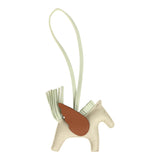 Hermes Pegase Rodeo Bag Charm PM Vert Fizz, Craie & Gold Milo Lambskin - Thumbnail View 2