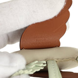 Hermes Pegase Rodeo Bag Charm PM Vert Fizz, Craie & Gold Milo Lambskin - Thumbnail View 3