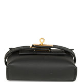 Hermes Kelly Festival Bag Charm Black Swift Gold Hardware - Thumbnail View 6