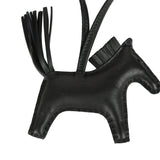 Hermes Rodeo Rock Bag Charm PM Black Milo Lambskin Palladium Hardware - Thumbnail View 5