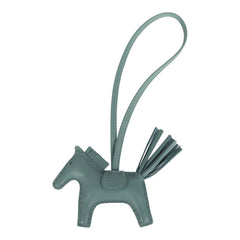 Hermes Rodeo Bag Charm PM Ciel Milo Lambskin