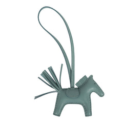 Hermes Rodeo Bag Charm PM Ciel Milo Lambskin