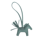 Hermes Rodeo Bag Charm PM Ciel Milo Lambskin