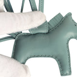 Hermes Rodeo Bag Charm PM Ciel Milo Lambskin