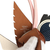 Hermes Birdy Charm Fauve, Nata, Black, Blanc, Bleu Saphir, Rose Sakura Matte Alligator Mississippiensis, Epsom, Shiny Lizard Niloticus, Chevre Mysore, Milo Lambskin Palladium Hardware - Thumbnail View 3