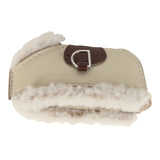 Hermes Rodeo Robeo Plush Charm PM Beige Marfa, Terre, Craie Milo Lambskin and Ecru Merino Wool Palladium Hardware - Thumbnail View 4