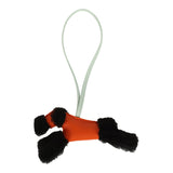 Hermes Budy Bag Charm Black, Feu and Vert Peppermint Milo Lambskin and Merino Wool - Thumbnail View 1