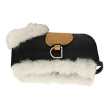 Hermes Rodeo Robeo Plush Charm PM Terre, Sesame, Black Milo Lambskin and Ecru Merino Wool Palladium Hardware - Thumbnail View 4