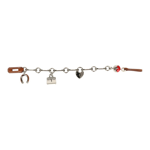 Hermes Bijou De Sac Charm Fauve Barenia Palladium Hardware