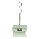 Hermes Kelly Festival Bag Charm Vert Peppermint Swift Palladium Hardware - Thumbnail View 1
