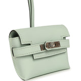 Hermes Kelly Festival Bag Charm Vert Peppermint Swift Palladium Hardware - Thumbnail View 2