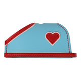 Hermes Rodeo Robeo Coeur Charm PM Rose Darling, Bleu Celeste & Rouge Radieux Milo Lambskin - Thumbnail View 4