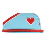 Hermes Rodeo Robeo Coeur Charm PM Rose Darling, Bleu Celeste & Rouge Radieux Milo Lambskin - Thumbnail View 4
