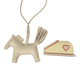 Hermes Rodeo Robeo Coeur Charm PM Craie, Jaune Milton & Rouge Radieux Milo Lambskin - Thumbnail View 3