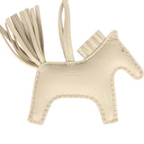 Hermes Rodeo Robeo Coeur Charm PM Craie, Jaune Milton & Rouge Radieux Milo Lambskin - Thumbnail View 5