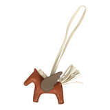 Hermes Pegase Rodeo Bag Charm PM Gold, Craie and Etoupe Milo Lambskin - Thumbnail View 1