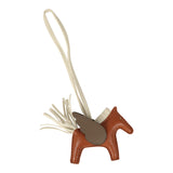 Hermes Pegase Rodeo Bag Charm PM Gold, Craie and Etoupe Milo Lambskin - Thumbnail View 2