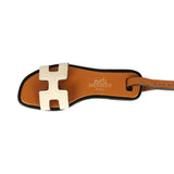 Hermes Sac Oran Nano Bag Charm White, Naturel Sable, Black Epsom, Butler, Vache Hunter - Thumbnail View 3