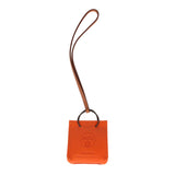 Hermes Shopping Bag Charm Feu Swift and Gold Milo Lambskin - Thumbnail View 2