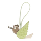 Hermes Birdy Charm Jaune Bourgeon, Nata, Ficelle, Nata, Etoupe, Vert Fizz Matte Alligator Mississippiensis, Chevre, Shiny Lizard Varanus, Chevre, Epsom, Milo Lambskin Palladium Hardware - Thumbnail View 1