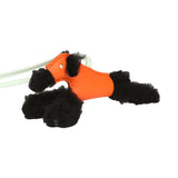 Hermes Budy Bag Charm Black, Feu and Vert Peppermint Milo Lambskin and Merino Wool - Thumbnail View 2