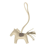 Hermes Rodeo Bag Charm PM Craie Milo Lambskin Ombre Varanus Salvator Lizard Touch - Thumbnail View 1