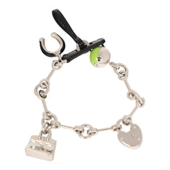 Hermes Bijou De Sac Charm Black Box Palladium Hardware
