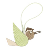 Hermes Birdy Charm Jaune Bourgeon, Nata, Ficelle, Nata, Etoupe, Vert Fizz Matte Alligator, Chevre, Shiny Lizard Varanus, Chevre, Epsom, Milo Lambskin Palladium Hardware - Thumbnail View 2