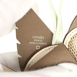 Hermes Birdy Charm Jaune Bourgeon, Nata, Ficelle, Nata, Etoupe, Vert Fizz Matte Alligator, Chevre, Shiny Lizard Varanus, Chevre, Epsom, Milo Lambskin Palladium Hardware - Thumbnail View 3