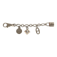 Pre-owned Hermes Amulette Olga Cadena Bag Charm Palladium Hardware