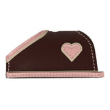 Hermes Rodeo Robeo Coeur Charm PM Craie, Rose Sakura & Terre Milo Lambskin - Thumbnail View 4