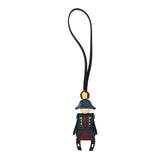 Hermes Artificier Bag Charm Black, Deep Bleu, Rouge H, Vert Fonce, Citron Epsom, Chevre Mysore Palladium Hardware - Thumbnail View 1