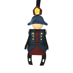 Hermes Artificier Bag Charm Black, Deep Bleu, Rouge H, Vert Fonce, Citron Epsom, Chevre Mysore Palladium Hardware