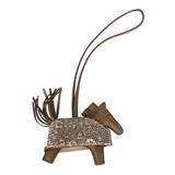 Hermes Rodeo Rock Bag Charm PM Ombre Shiny Varanus Salvator Lizard and Etoupe Milo Lambskin Palladium Hardware - Thumbnail View 2