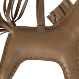 Hermes Rodeo Rock Bag Charm PM Ombre Shiny Varanus Salvator Lizard and Etoupe Milo Lambskin Palladium Hardware - Thumbnail View 5