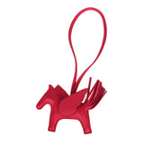 Hermes Pegase Rodeo Bag Charm PM Framboise Milo Lambskin - Thumbnail View 1
