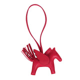 Hermes Pegase Rodeo Bag Charm PM Framboise Milo Lambskin - Thumbnail View 2