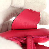 Hermes Pegase Rodeo Bag Charm PM Framboise Milo Lambskin - Thumbnail View 3