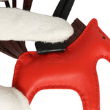 Hermes Rodeo Bag Charm PM Capucine, Terre, Black Milo Lambskin - Thumbnail View 3