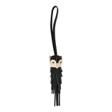 Hermes Chouette Charm Black, Gris Misty, Blanc, Craie Milo Lambskin, Swift, Epsom - Thumbnail View 1