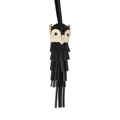 Hermes Chouette Charm Black, Gris Misty, Blanc, Craie Milo Lambskin, Swift, Epsom