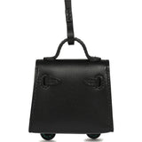 Hermes Mini Kelly Doll Idole Bag Charm Black, Mauve Pale, Vert Menthe, Bleu France Tadelakt, Chevre Mysore Palladium Hardware - Thumbnail View 4