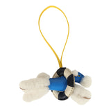 Hermes "A La Mer" Budy Charm Ecru, Bleu Hydra, Jaune De Naples, Bleu Nuit, Craie Merino Wool and Milo Lambskin - Thumbnail View 2