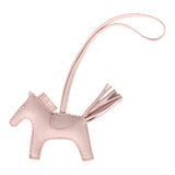 Hermes Rodeo Bag Charm PM Rose Darling Milo Lambskin - Thumbnail View 1