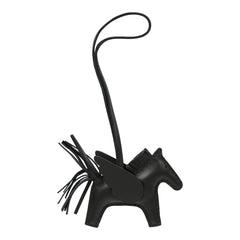 Hermes Pegase Rodeo Bag Charm PM So Black Milo Lambskin