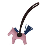 Hermes Rodeo Bag Charm PM Mauve Sylvestre, Bleu Saphir, Rouge Sellier Milo Lambskin - Thumbnail View 1