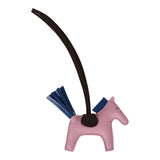 Hermes Rodeo Bag Charm PM Mauve Sylvestre, Bleu Saphir, Rouge Sellier Milo Lambskin - Thumbnail View 2