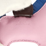 Hermes Rodeo Bag Charm PM Mauve Sylvestre, Bleu Saphir, Rouge Sellier Milo Lambskin - Thumbnail View 3