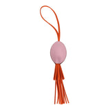 Hermes Poulpe Charm Mauve Sylvestre Epsom, Orange Milo Lambskin - Thumbnail View 2